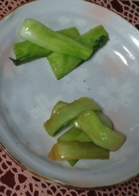 サラダチンゲンサイ(茎)のマリネ２種