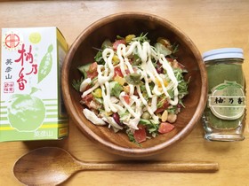 柚子胡椒onチョップドサラダ