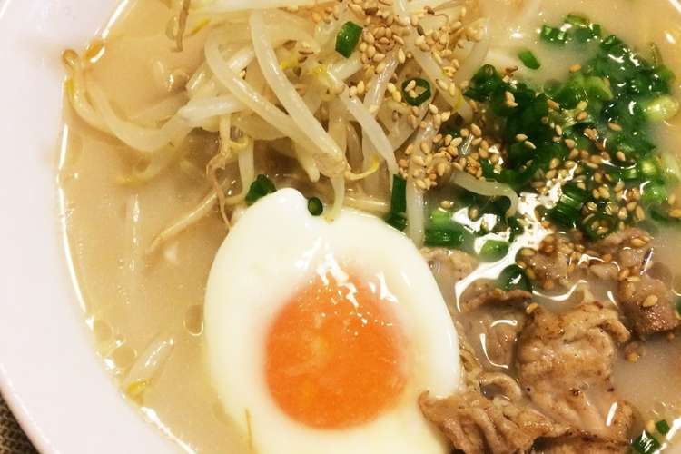 ぐでたまごともやしの豚骨ラーメン レシピ 作り方 By べのねこ クックパッド 簡単おいしいみんなのレシピが370万品