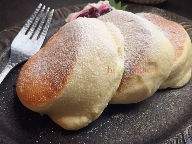 幸せのパンケーキ風 ふわふわパンケーキ レシピ 作り方 By ひかりママ622 クックパッド 簡単おいしいみんなのレシピが356万品