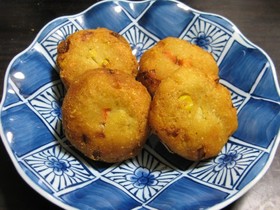 チーズ入りじゃがいも団子
