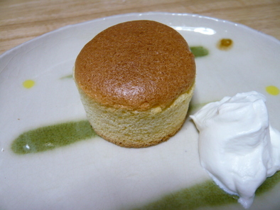 シフォン風ふわふわカップケーキの写真