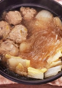 レンコン入り鶏団子（鍋、クリーム煮用）