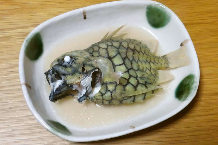 マツカサウオの酒蒸し レシピ 作り方 By 明石浦漁業協同組合 クックパッド 簡単おいしいみんなのレシピが364万品