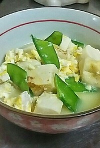 高野豆腐と鶏ひき肉の卵とじ★