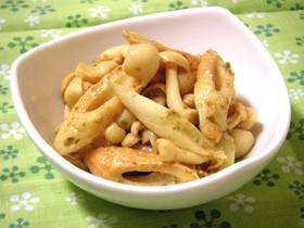 ■ちくわとしめじのマヨポン炒め■