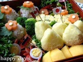 栗のようなスイートポテト☆秋のお弁当に♪