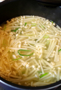 手羽先とえのきの優しい中華スープ
