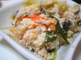 おからの塩炒め煮