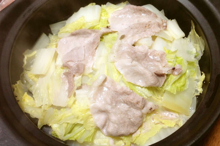 白菜 春キャベツ と豚肉の重ね出汁蒸し レシピ 作り方 By M Mind クックパッド 簡単おいしいみんなのレシピが352万品
