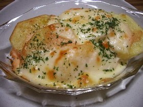 ポテトのたらマヨグラタン