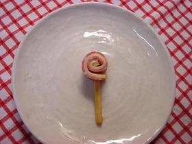 ペロペロキャンディー(キャラ弁おかず)