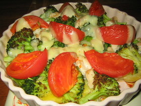鶏肉の温野菜