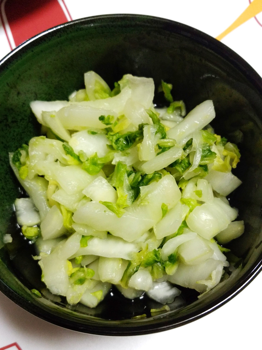 白菜の簡単お漬物の画像