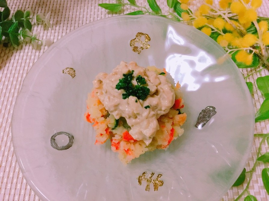豆腐マヨネーズでポテトサラダの画像