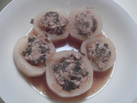 うますぎっっ大根の肉詰め!!