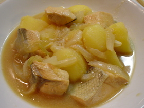 ☆味噌バター味の♪鮭じゃが煮