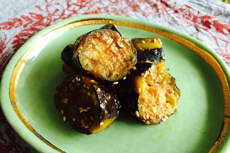 簡単副菜 なすの味噌炒め煮 お弁当にも レシピ 作り方 By おプチ丸 クックパッド 簡単おいしいみんなのレシピが352万品