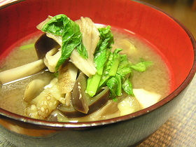 秋野菜のお味噌汁