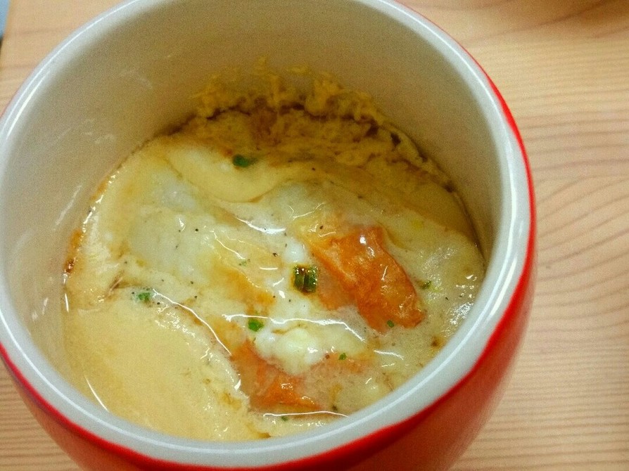 チャルメラ粉末スープで簡単茶碗蒸しの画像