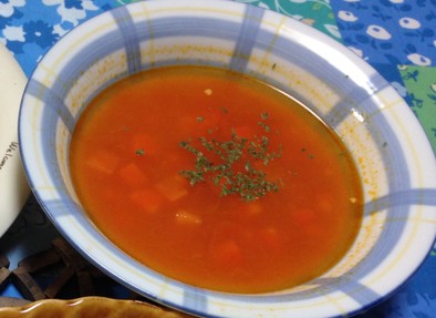 あったかトマトスープの写真
