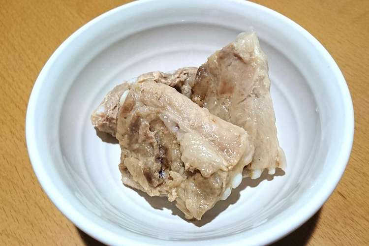 炊飯器で簡単に 豚軟骨の塩煮 レシピ 作り方 By Mirai クックパッド 簡単おいしいみんなのレシピが353万品