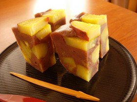 母自慢の蒸し羊羹