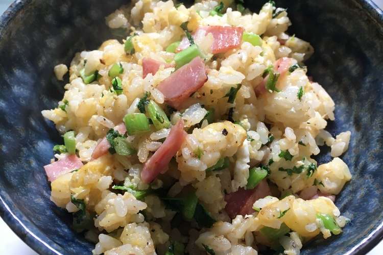 大根の葉チャーハン レシピ 作り方 By クック4mot5p クックパッド