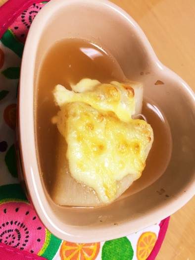 寒い日に☆大根グラタンスープの写真