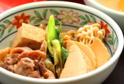 たけのこと鶏のすき焼きの写真