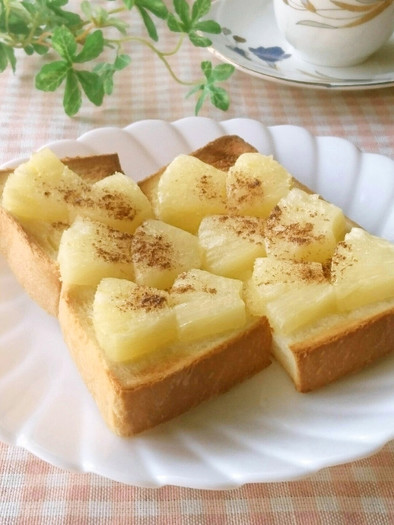 パイナップル☆バターシナモントーストの写真