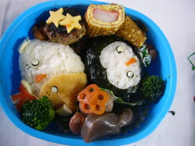 なーさん&なーやんのキャラ弁