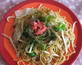 おうちで富士宮焼きそば