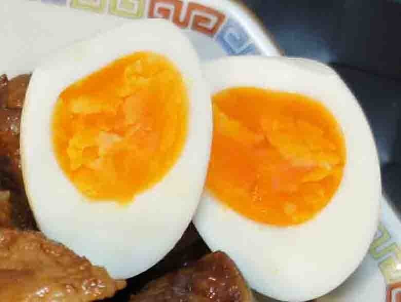 殻付き味付け茹で卵の画像