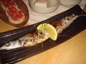 ちょいとおしゃれに 秋刀魚のハーブ焼き