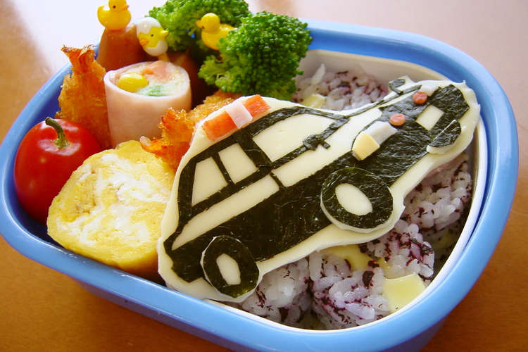 パトカー 弁当 キャラ弁 レシピ 作り方 By こひつじ母さん クックパッド 簡単おいしいみんなのレシピが360万品