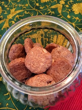 レンジでサクサク、シナモンクッキー!