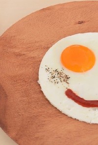 smile egg - 笑顔の目玉焼き
