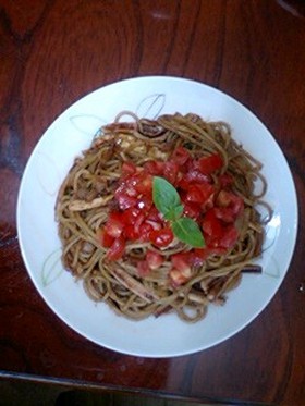 簡単いかすみスパゲティ