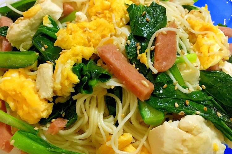 味付け簡単 そうめんチャンプル レシピ 作り方 By ちゅみちょ クックパッド 簡単おいしいみんなのレシピが354万品