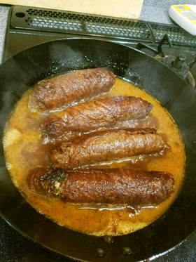 ワインソース煮が食べたくて
