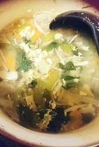 鍋キューブで簡単スープ！
