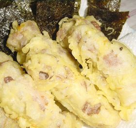 簡単☆美味しい☆チーズの豚巻き天☆