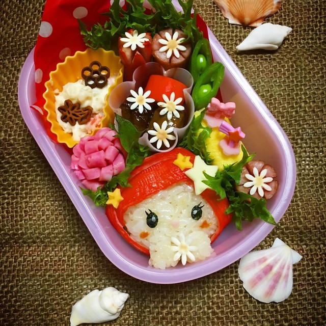 キャラ弁 娘のお弁当 アリエル レシピ 作り方 By みっキョン クックパッド 簡単おいしいみんなのレシピが366万品