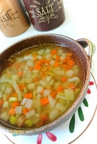 根菜の食べるスープ