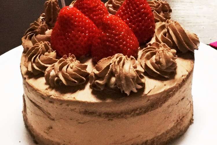 チョコクリームを食べる イチゴのケーキ レシピ 作り方 By いのしし亭 クックパッド 簡単おいしいみんなのレシピが350万品