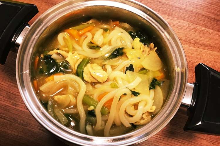 即席 簡単カレーうどん レシピ 作り方 By 管栄 むーさん クックパッド 簡単おいしいみんなのレシピが377万品