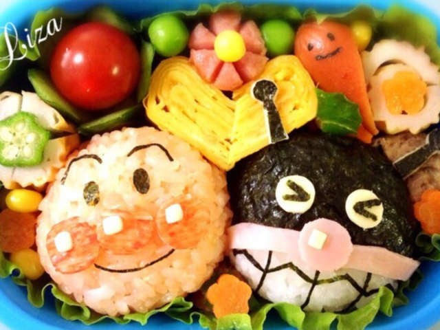 キャラ弁 アンパンマン バイキンマン レシピ 作り方 By Liza