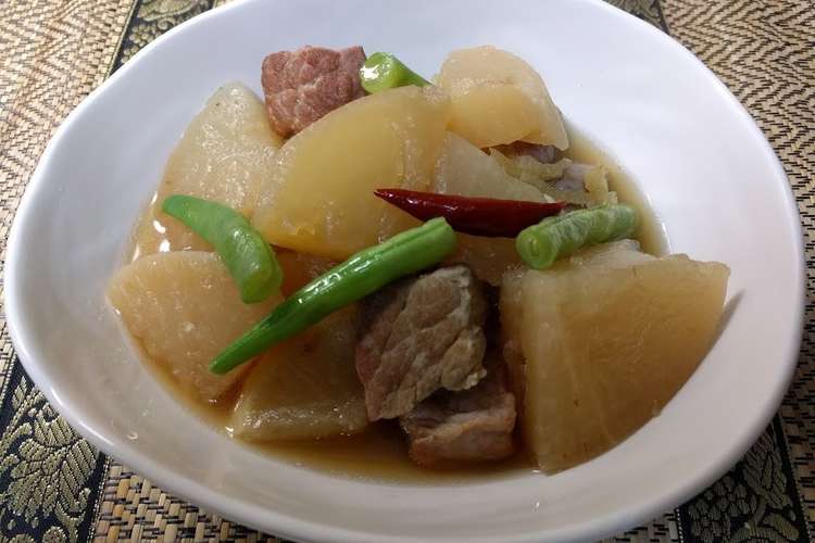 簡単 真面目 男の 大根と豚肉の煮物 レシピ 作り方 By 哲 あきら クックパッド