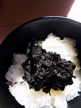 レンジで海苔とヒジキの佃煮